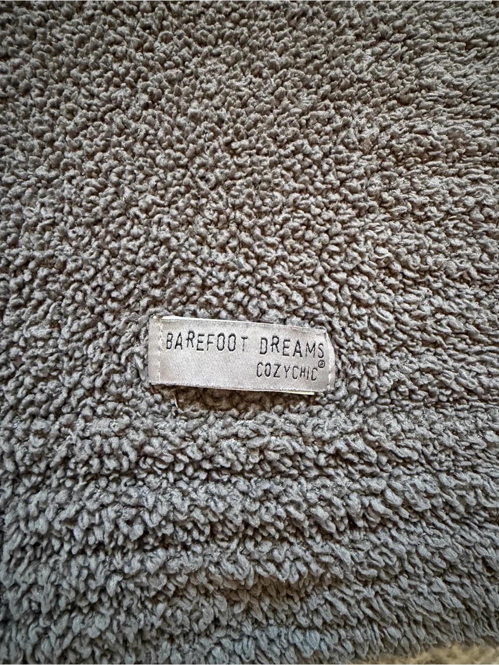 Barefoot Dreams CozyChic Taupe Plush Throw